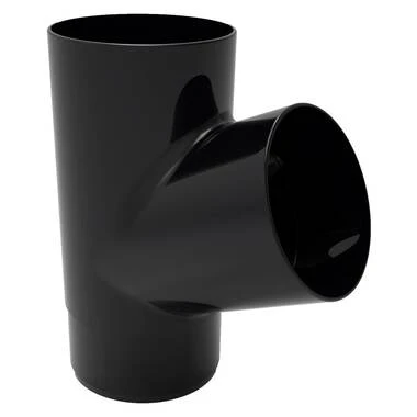 Тройник трубы 67 град графит RAL 7024 GLC PVC